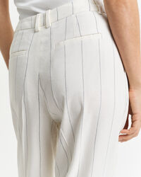 Nålestribede hørbukser