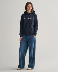 Archive Shield hættetrøje med tryk