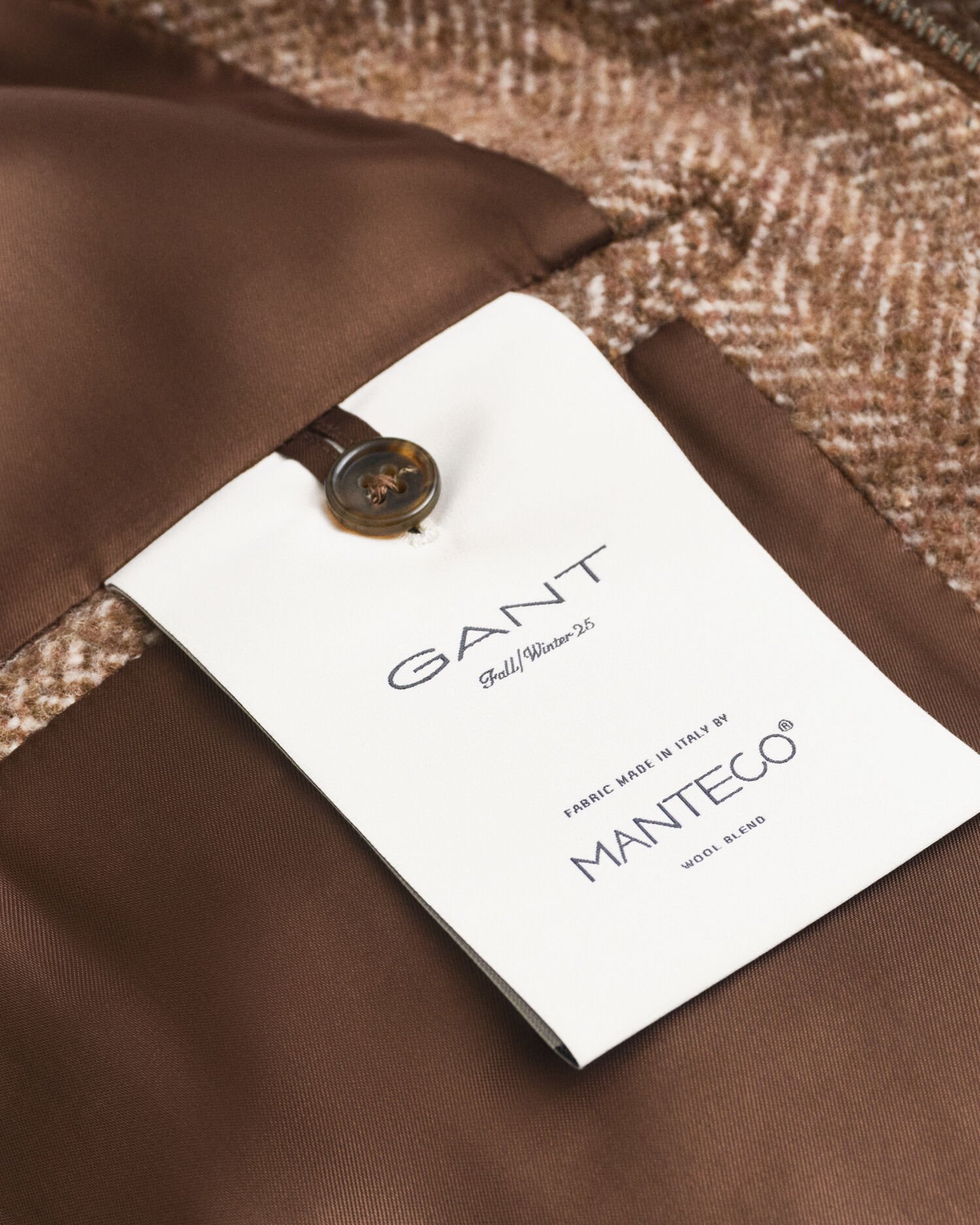 Harrington jakke af uld