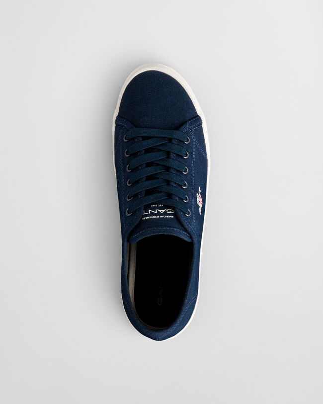 Pillox plimsolls i bomuldstwill