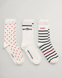 3-Pack Retro Shield-sokker