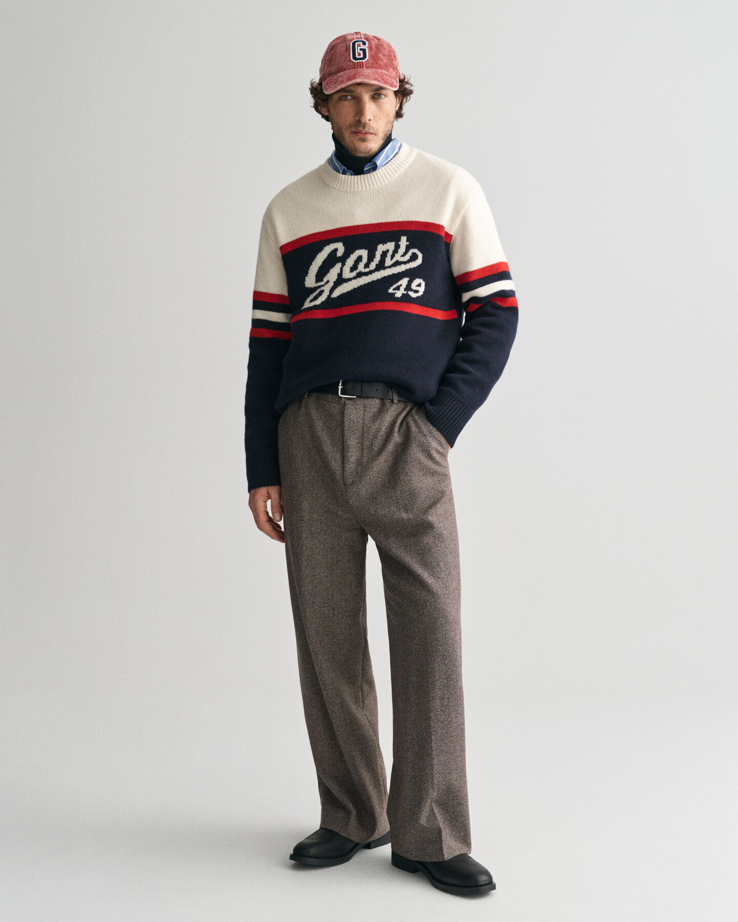 GANT vintage Graphic sweater med crewneck