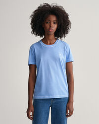 Sunfaded T-shirt med crewneck