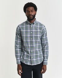 Regular fit Archive poplin skjorte med tern