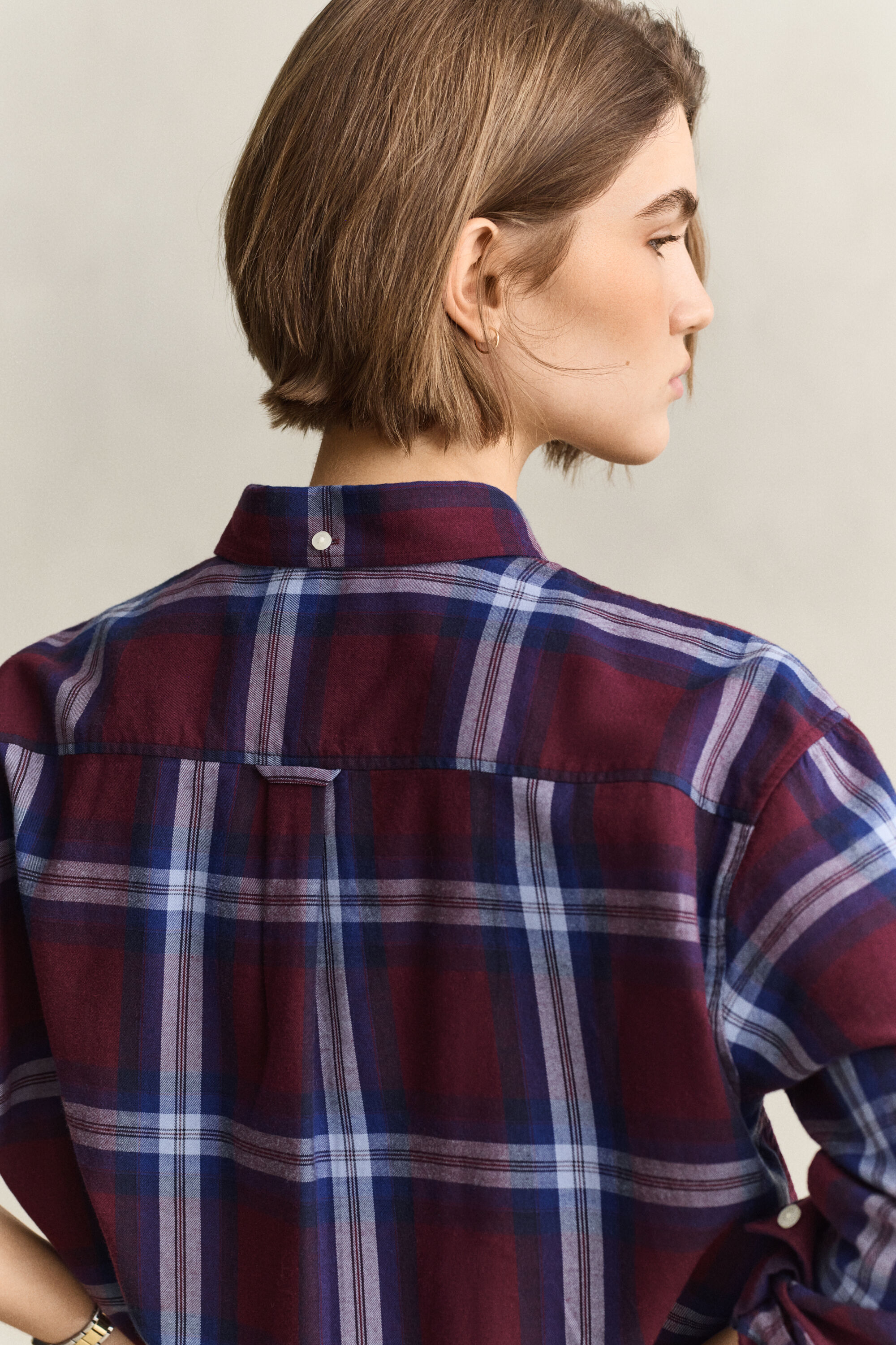 Relaxed flannelskjorte