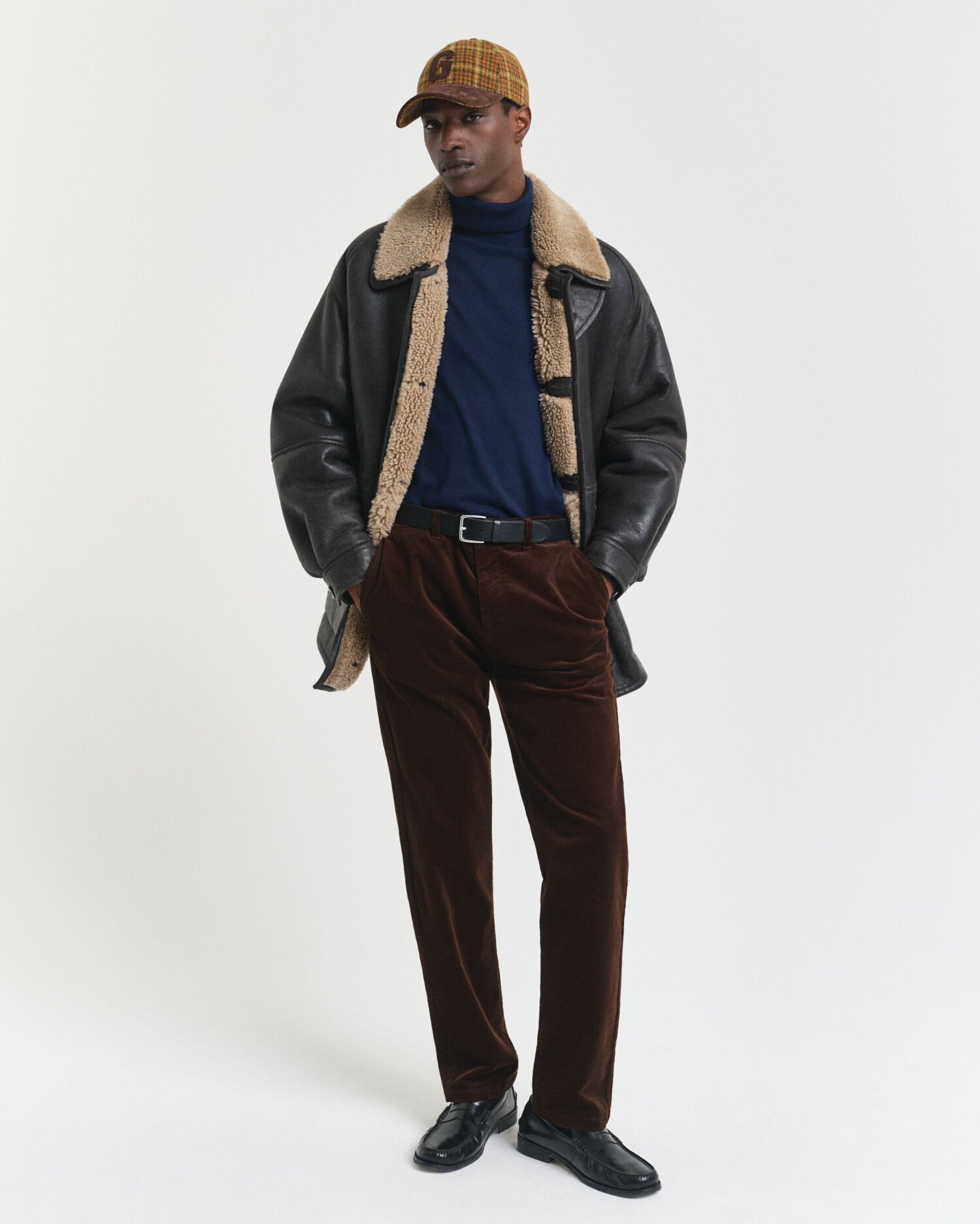 Rullekrave sweater af ekstra fin merinould