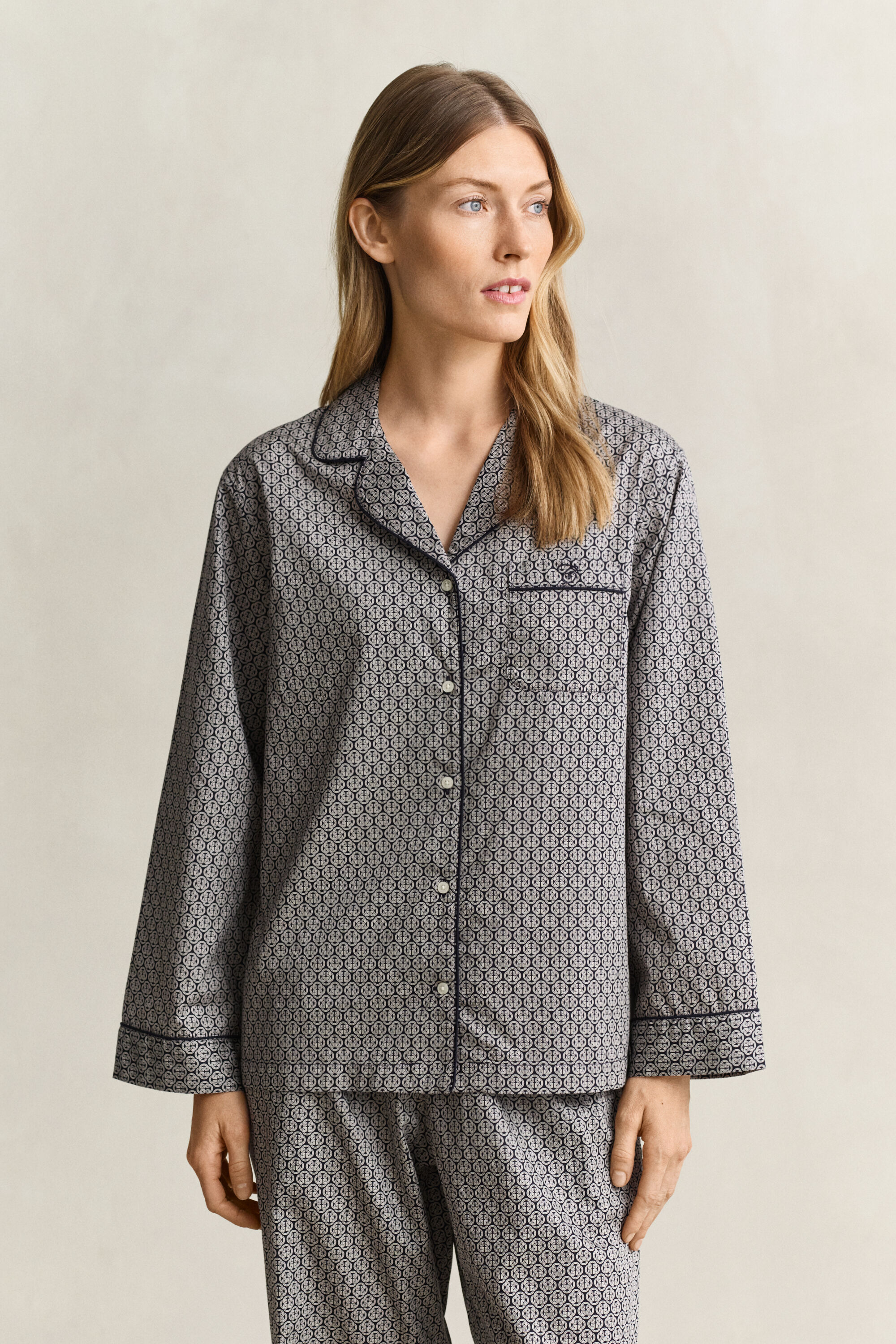 Pyjamassæt med print