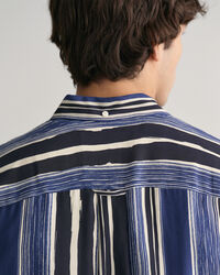 Relaxed fit silkeskjorte med tryk