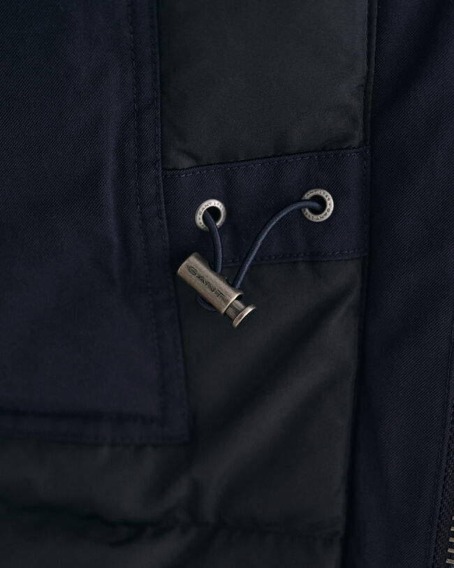 Vatteret feltjakke i flannel