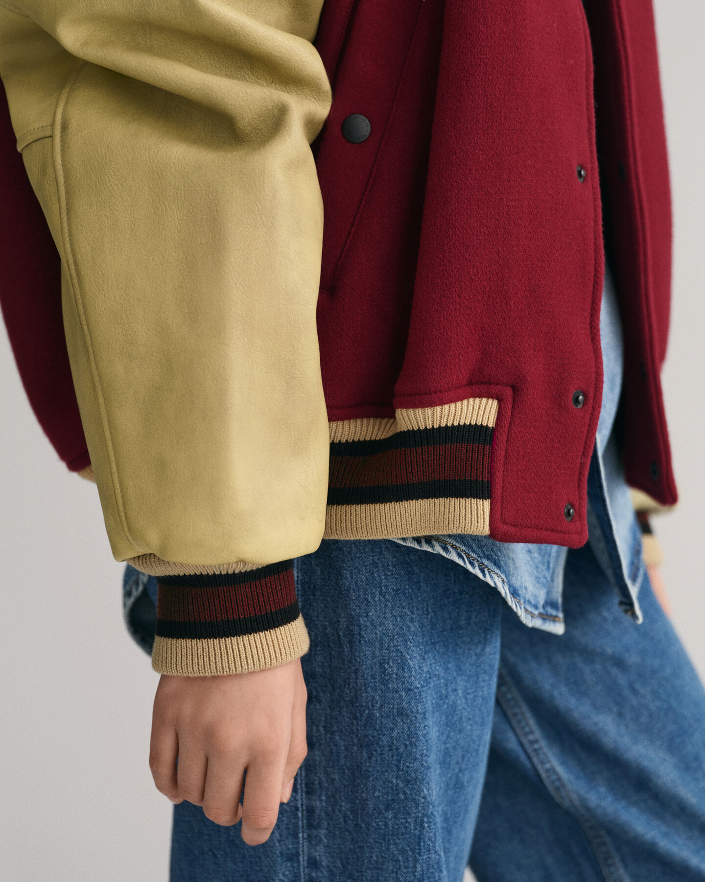Vatteret Mix GANT Varsity Jacket