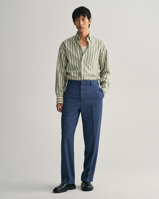 Relaxed fit Dreamy Oxford skjorte med striber