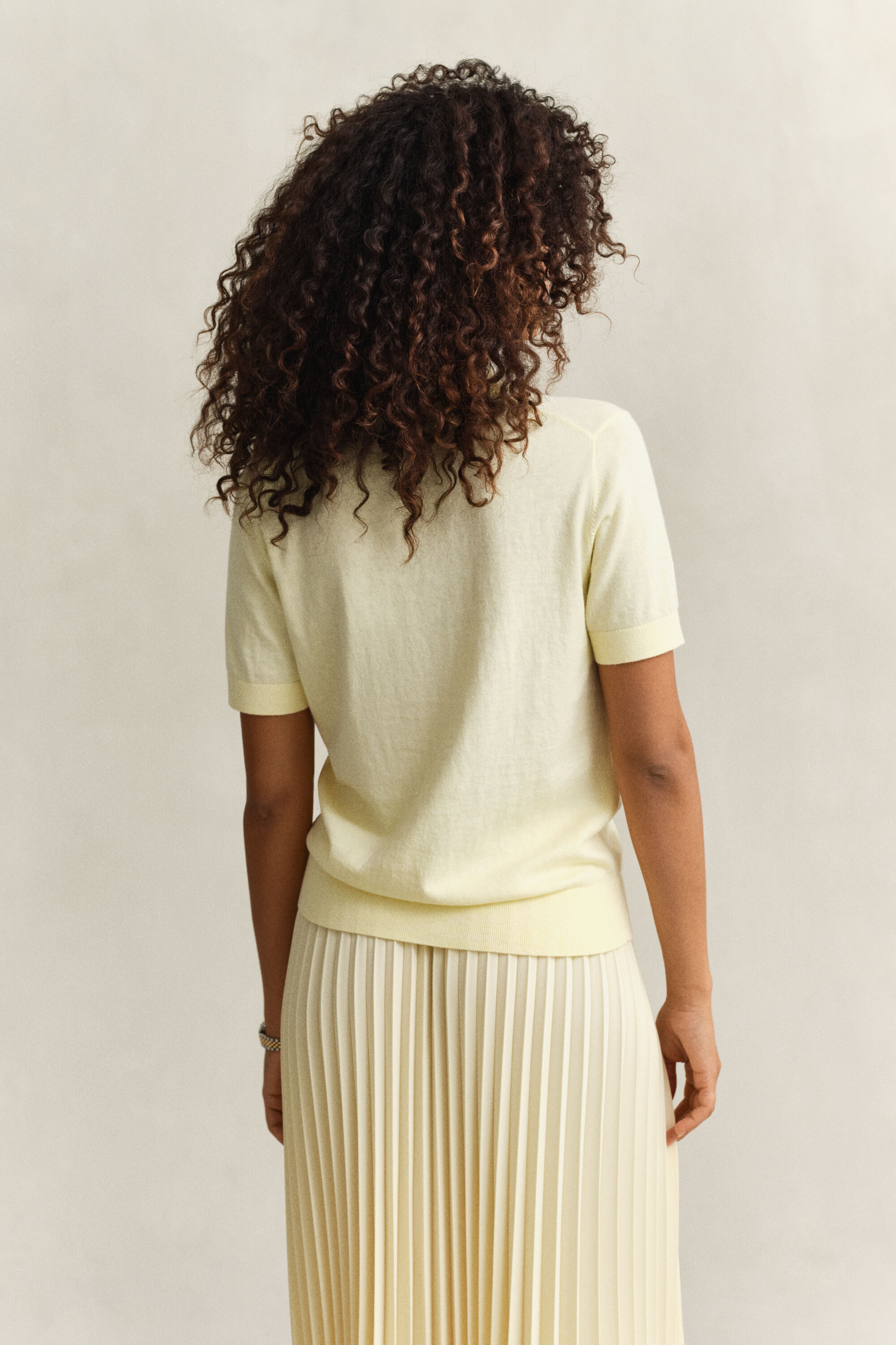 Strikket Rugger med korte ærmer