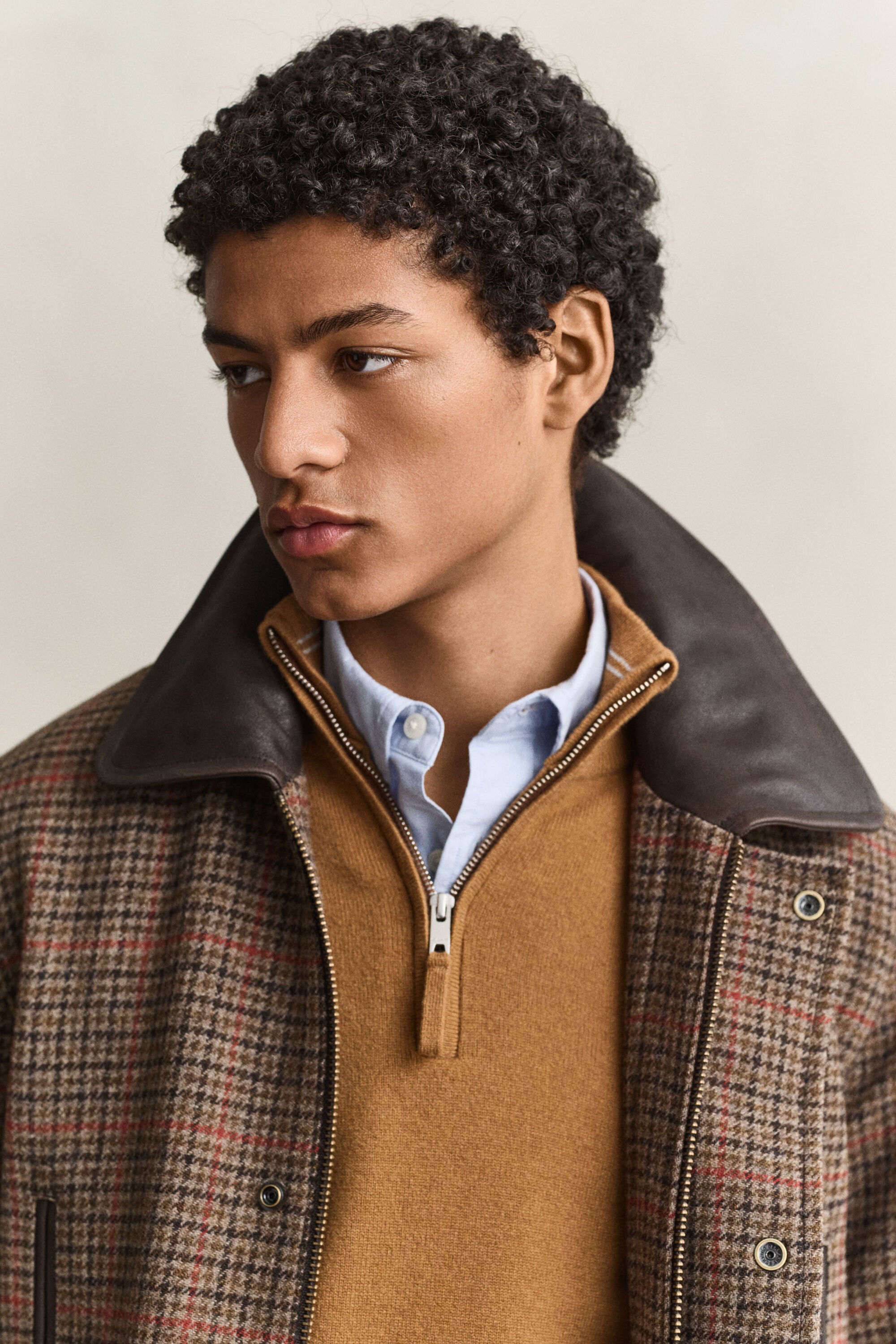 Decker jakke i britisk tweed