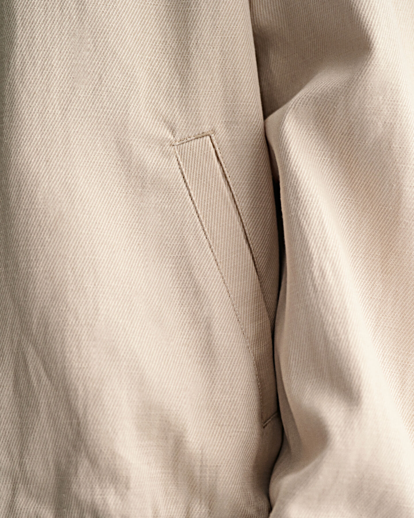 Bomberjakke i hørblanding