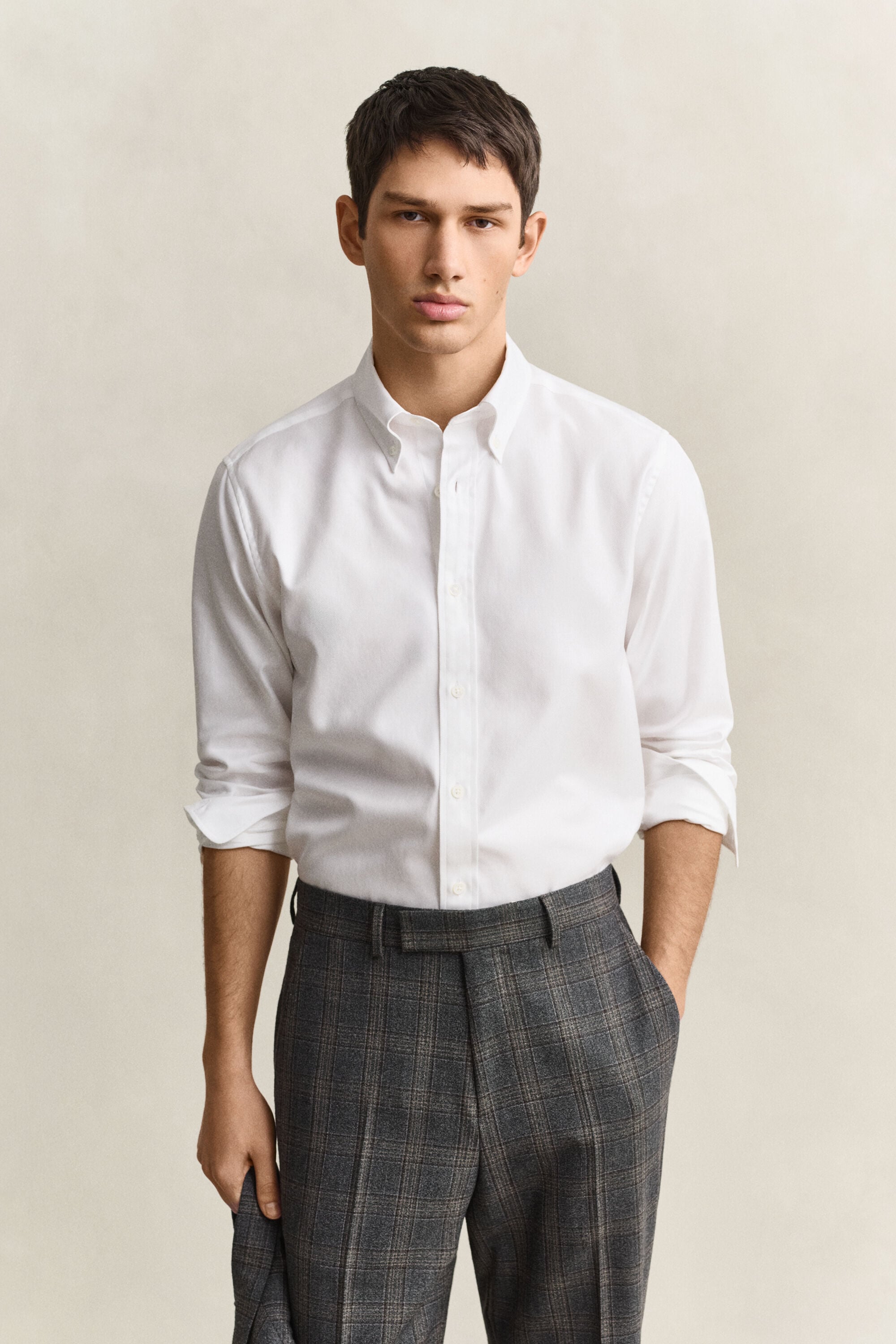 Elegant skjorte i twill