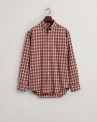 Regular fit ternet flannelskjorte