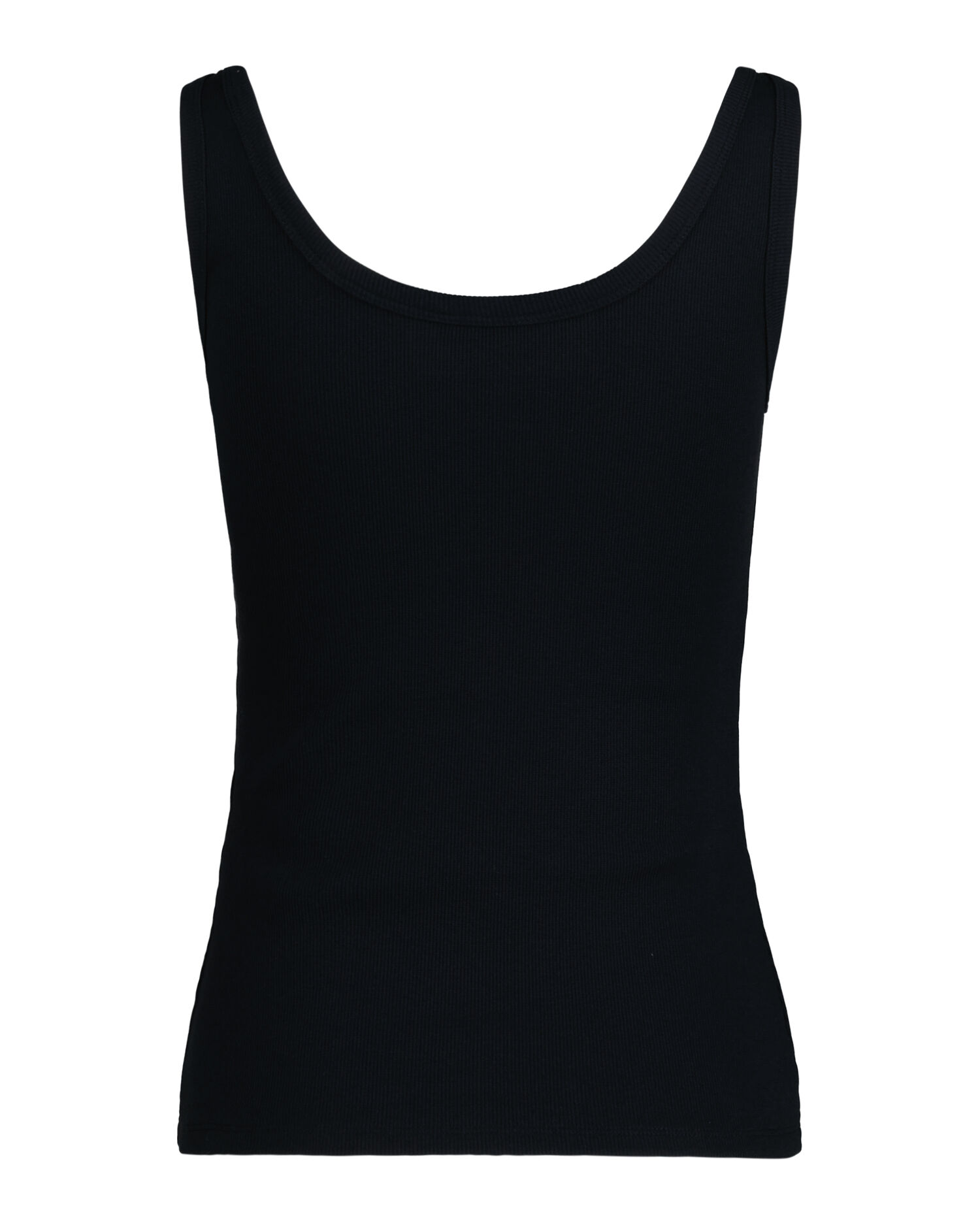 Ribstrikket tank-top