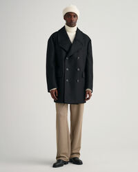 Oversized sømandsjakke af uld