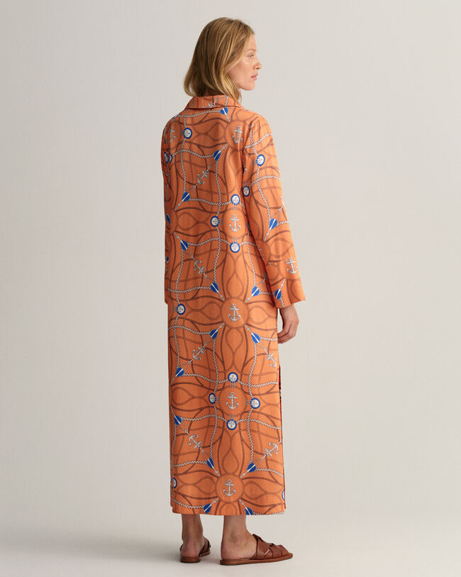 Kjole med Sailing-tryk