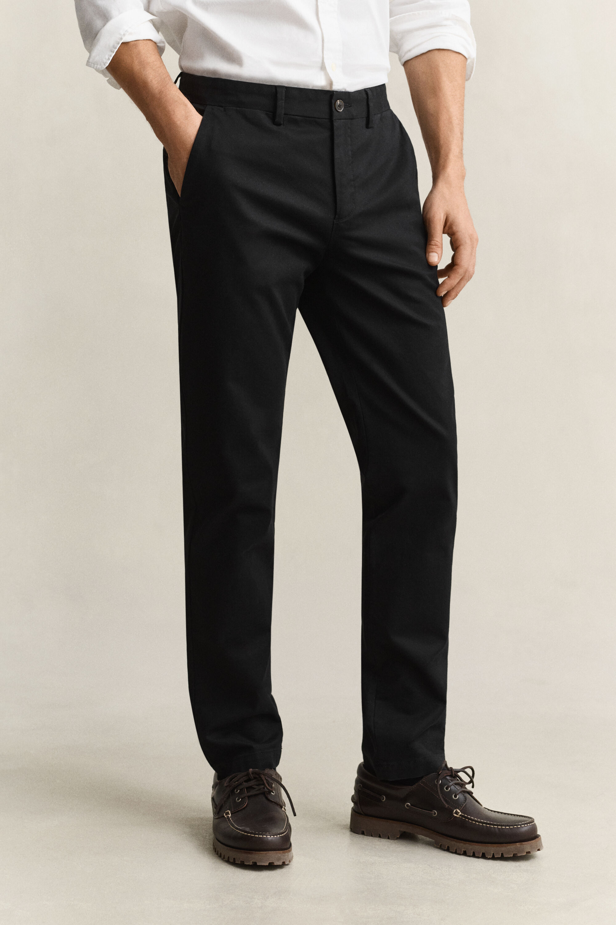 Slim fit smarte chinobukser