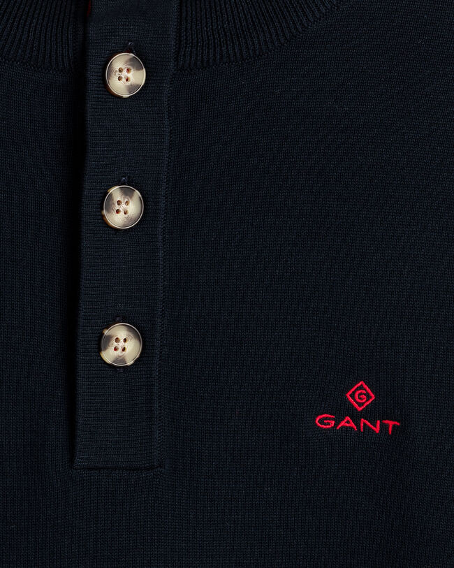 Sporty Mock Neck Sweater