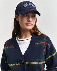 Ternet cardigan med V-hals