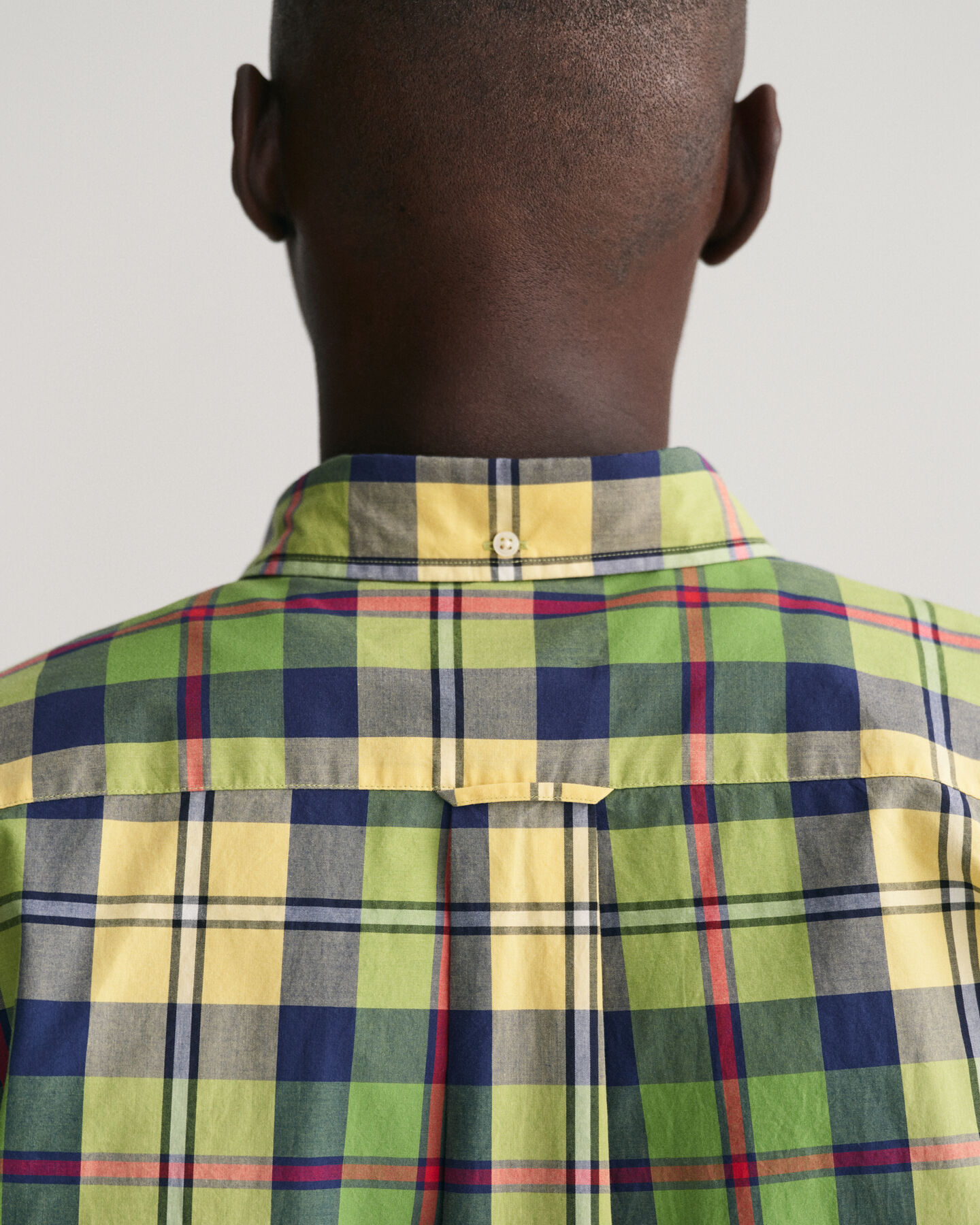 Regular fit skjorte af poplin med store tern