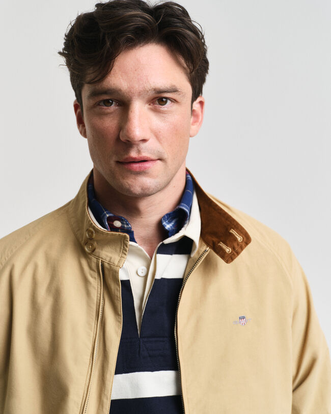 Harrington jakke af bomuld