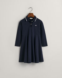 Girls piqué Spin-kjole
