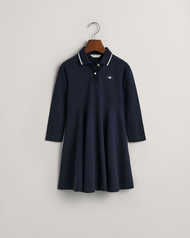 Girls piqué Spin-kjole