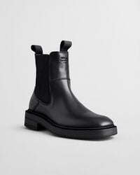 Fallwi mellemhøje læderstøvler