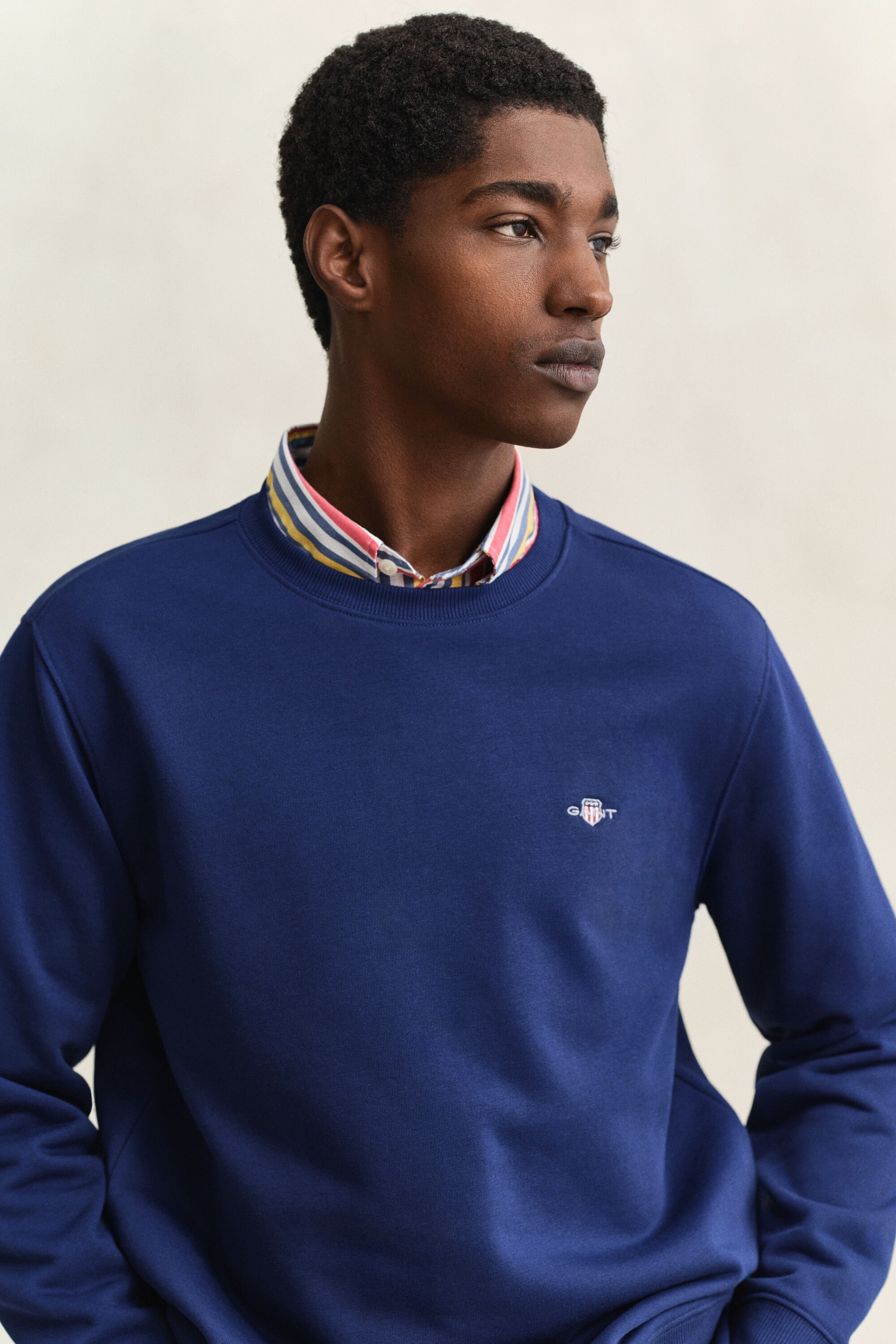 Shield sweatshirt med crewneck