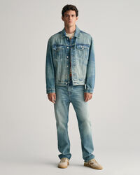 Denim trucker-jakke