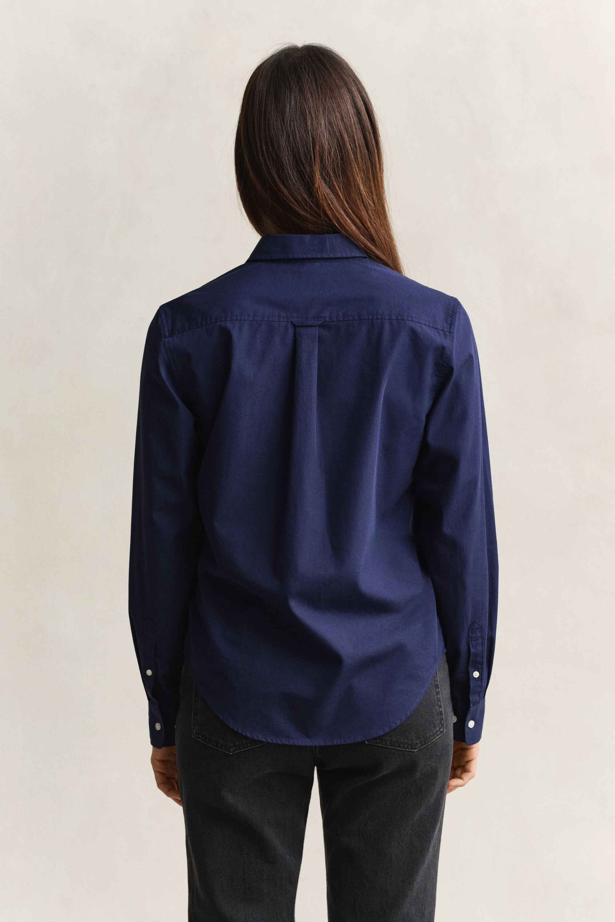 Regular fit klassisk poplin-skjorte
