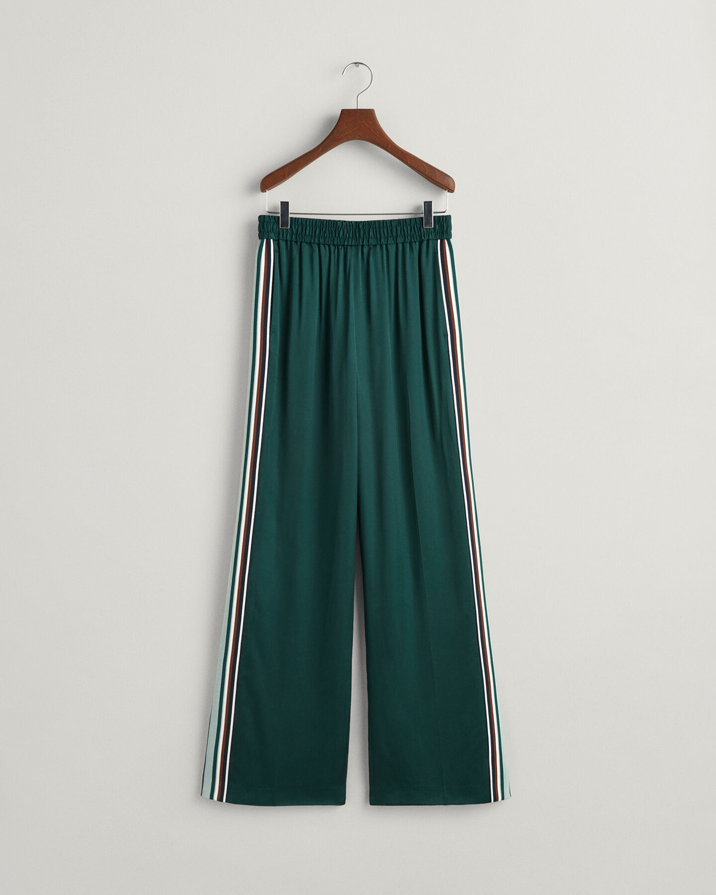 Relaxed fit stribede pull-on bukser