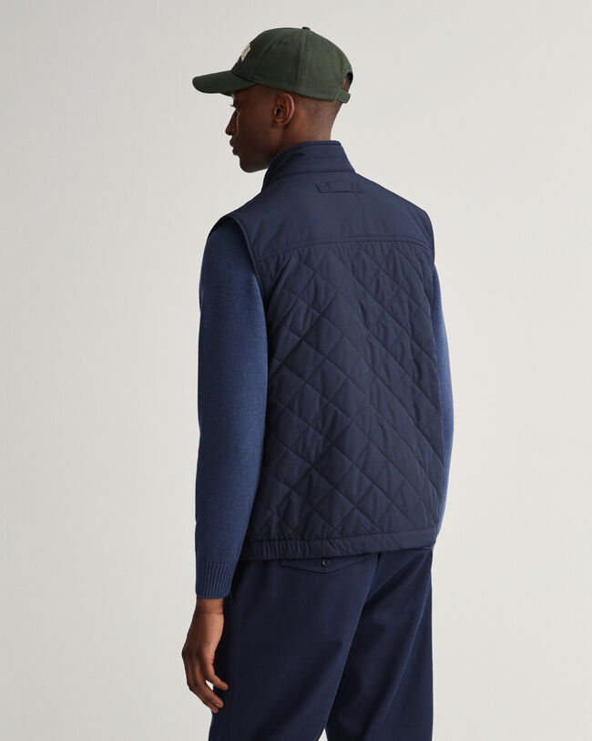 Quiltet Windcheater vest