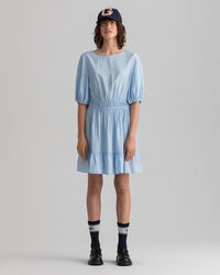 Flounce kjole med pufærmer