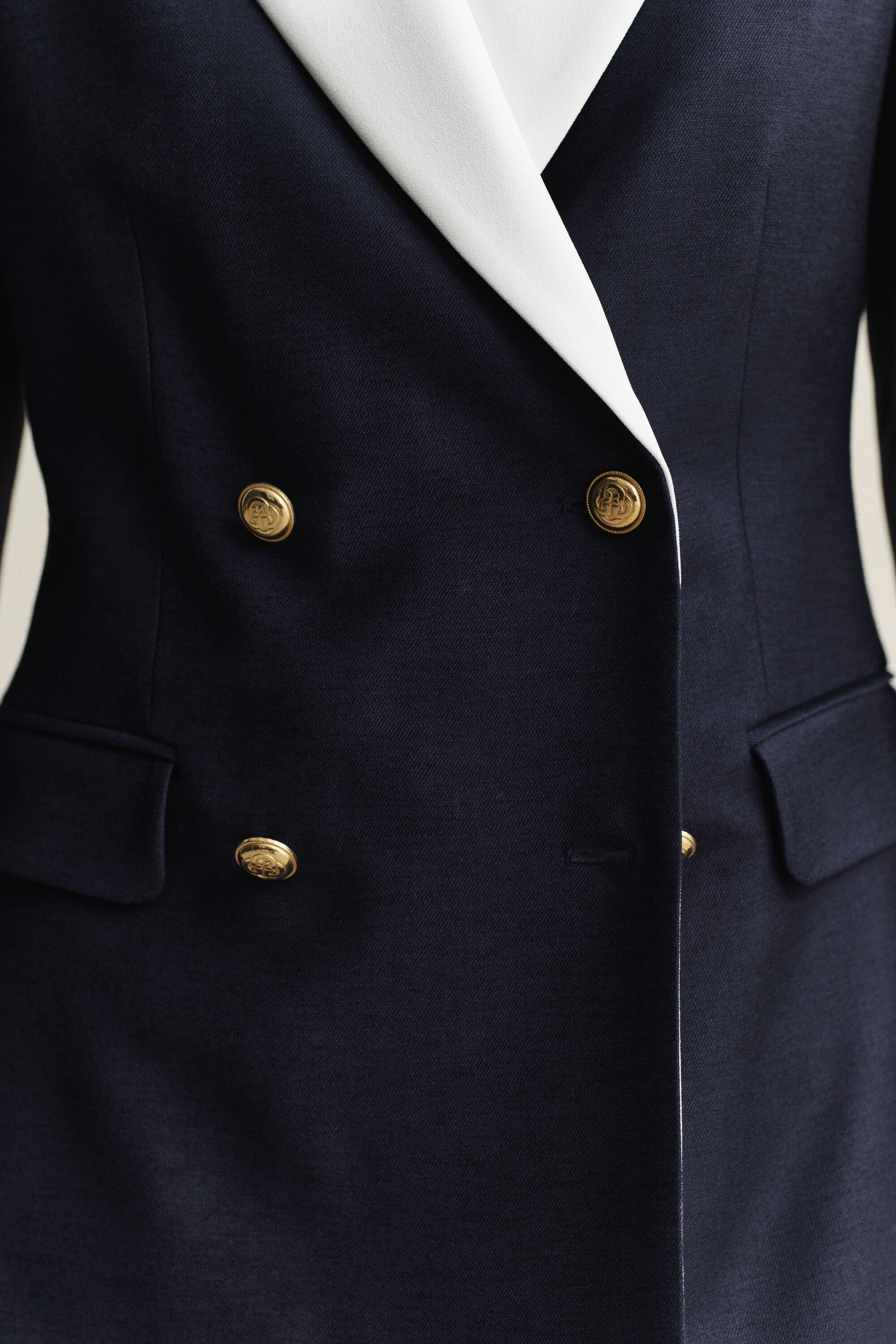 Club Blazer med kontraster