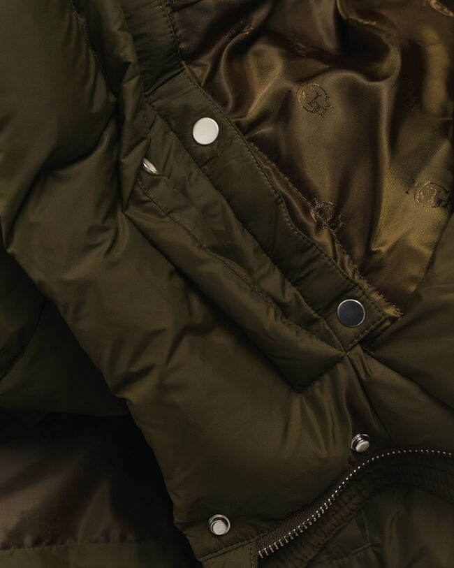 Dunfrakke i fuld længde