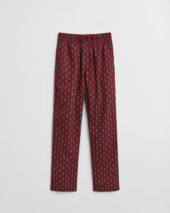 Pyjamasbukser af flannel med paisley-tryk