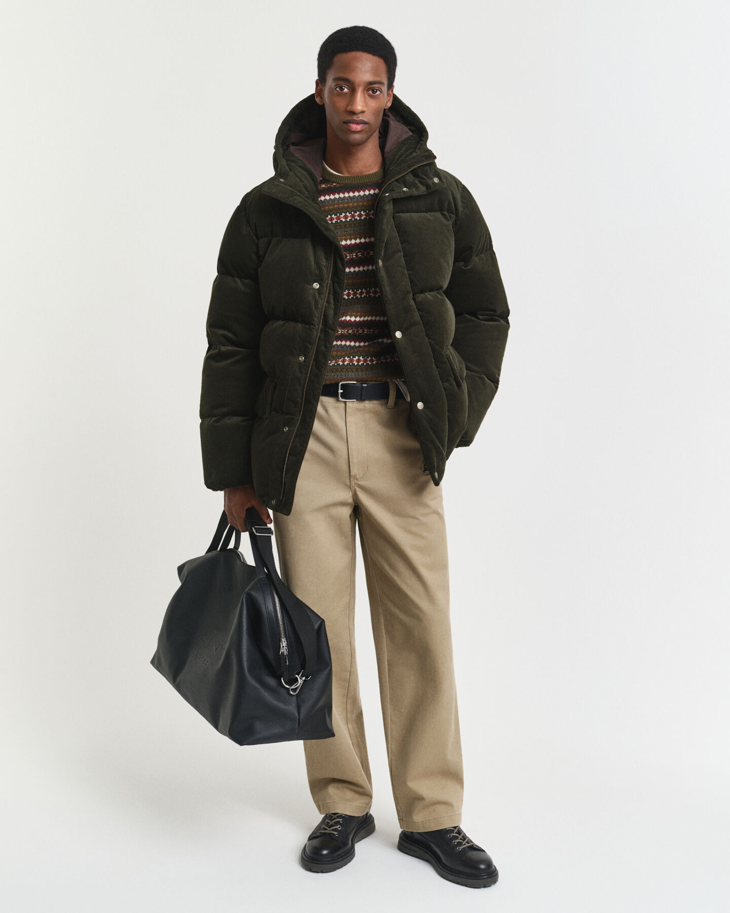 Fair Isle sweater med crewneck