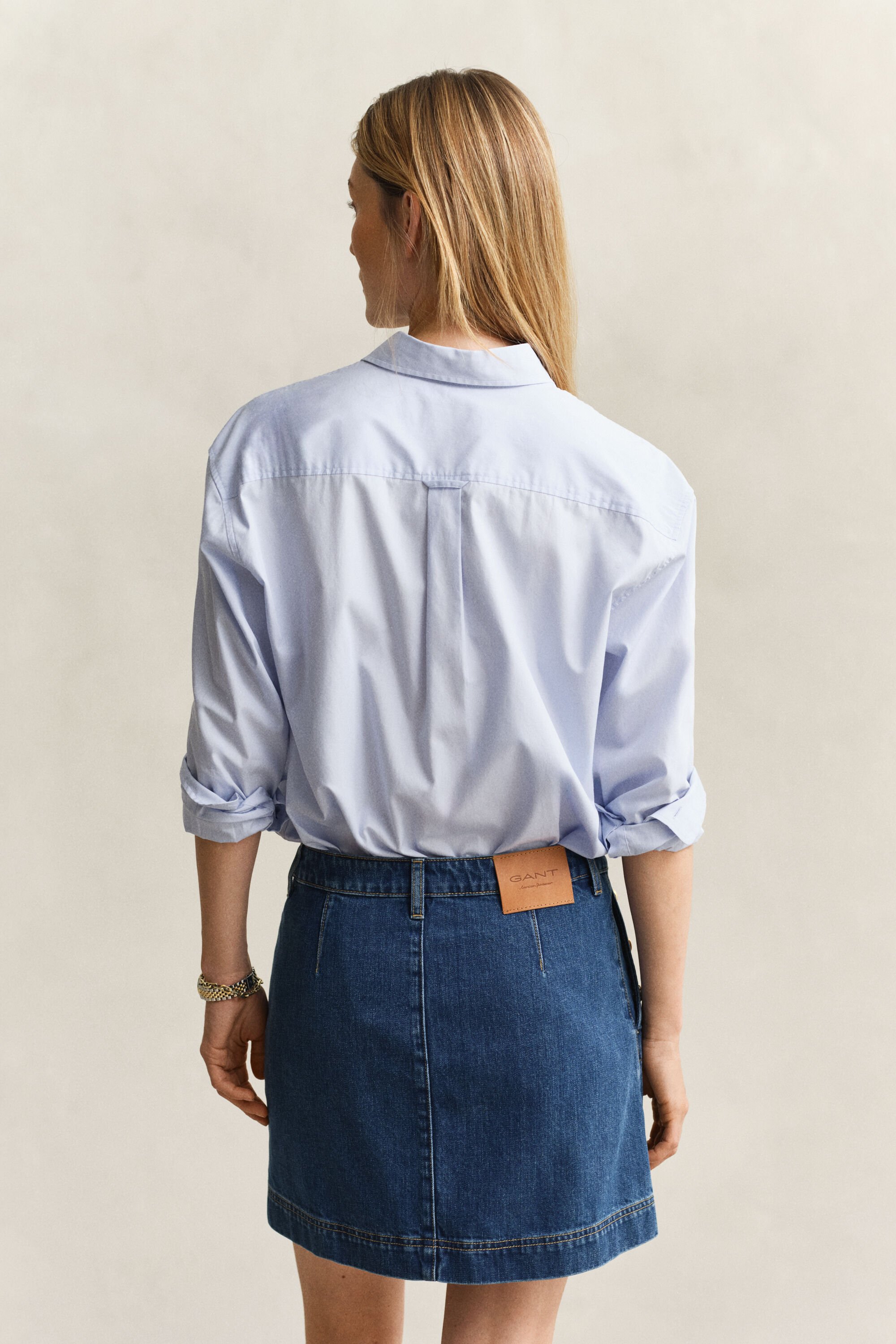 Relaxed Fit klassisk poplin-skjorte