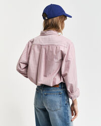 Regular fit klassisk stribet Oxford-skjorte