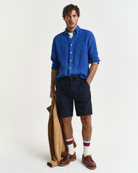 Regular fit seersucker-shorts
