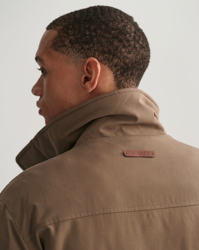 Vatteret feltjakke i flannel