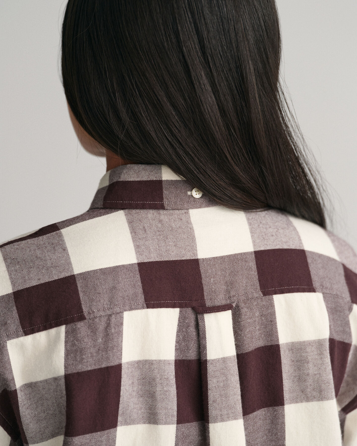 Teen Girls Relaxed fit skjorte med tern