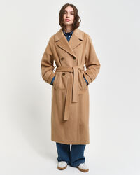 Trenchcoat i uld