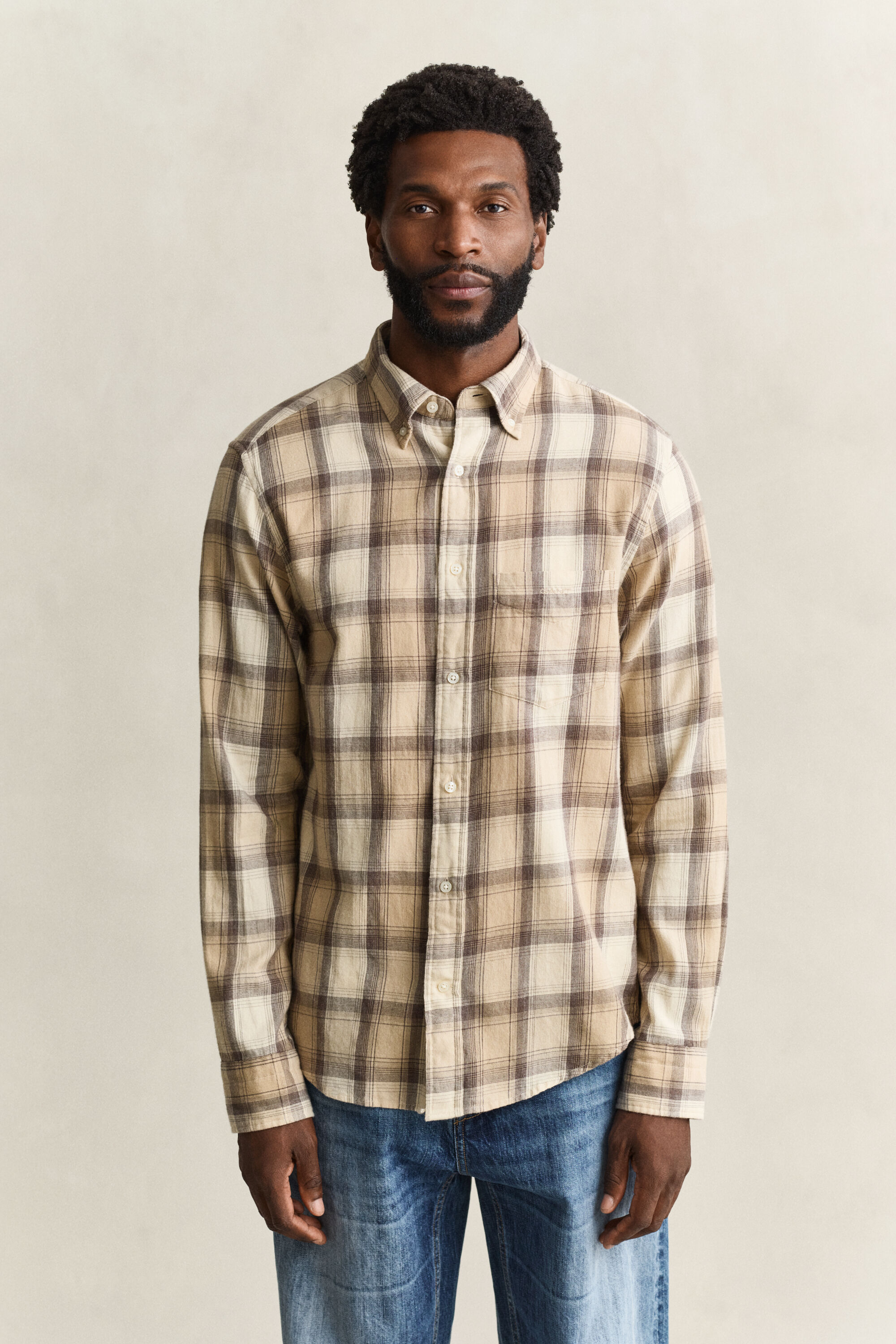 Ternet Windblown flannelskjorte