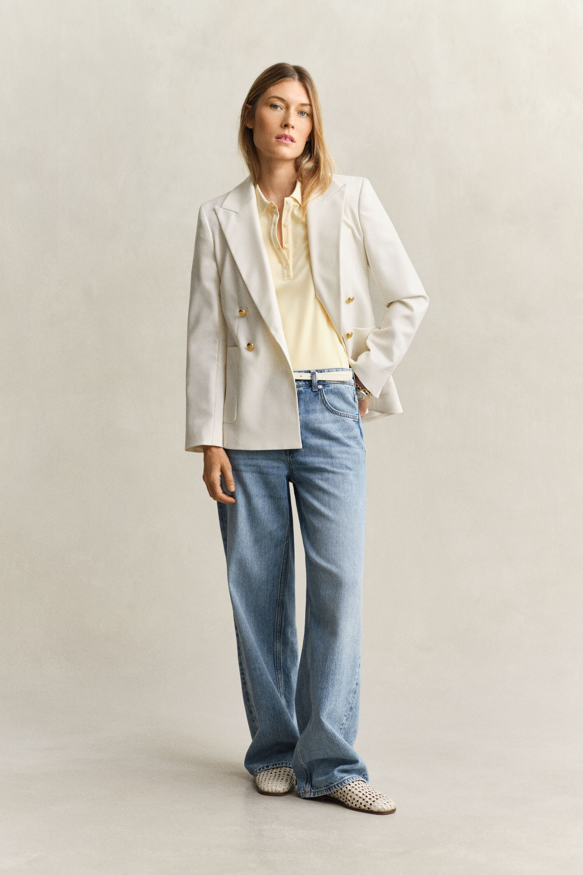 Slim fit poloskjorte