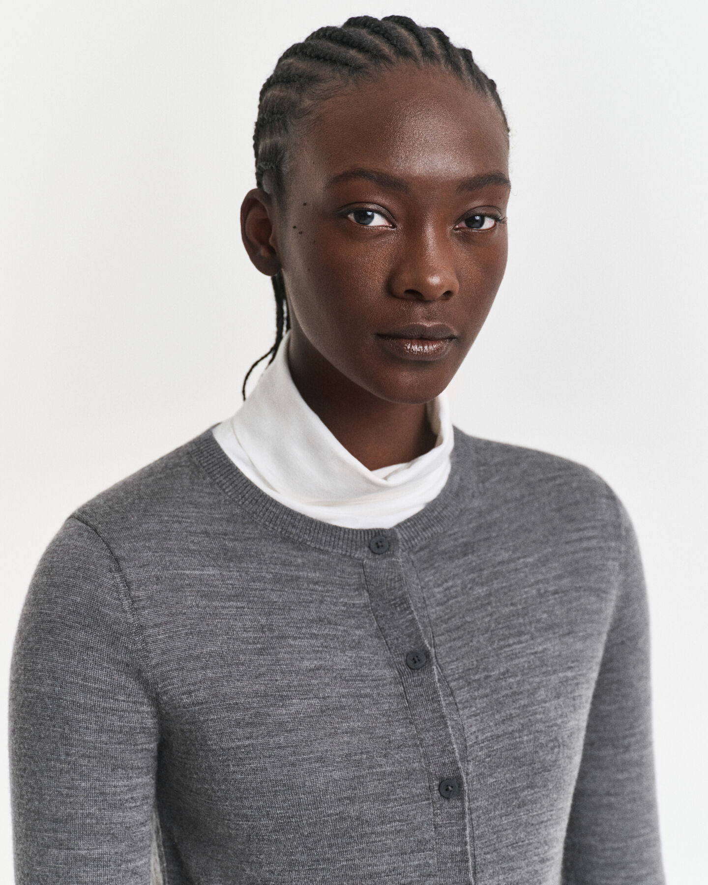 Cardigan af ekstra fin merinould